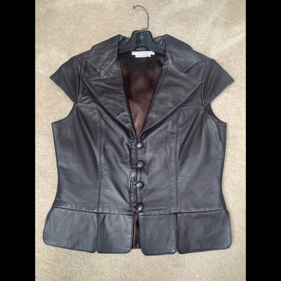 Leather Jacket Top - Picture 2 of 3